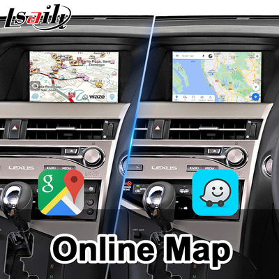 Antarmuka Video Carplay Android Lsailt untuk Kontrol Mouse Lexus RX270 RX350 RX450h 2012-2015