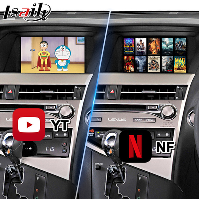 Antarmuka Video Carplay Android Lsailt untuk Kontrol Mouse Lexus RX270 RX350 RX450h 2012-2015