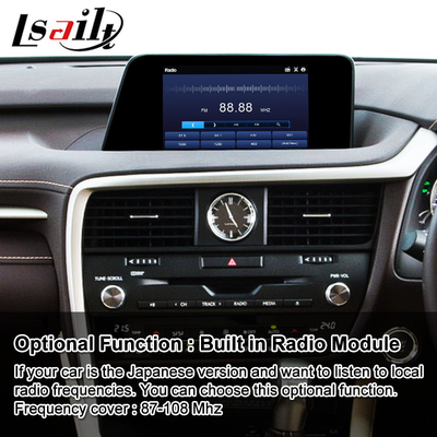 Antarmuka Multimedia Android Lsailt untuk Kontrol Mouse Lexus RX200T RX350 RX300 RX 2016-2019