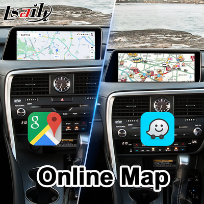 Lsailt Android Video Interface untuk Lexus RX350 RX450h RX200t RX350L RX450L RX AL20 2016-2019