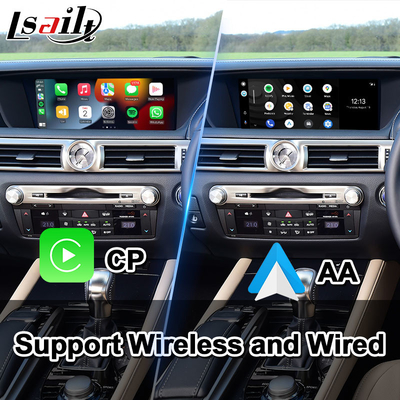 Lsailt Android Car Multimedia Interface untuk Lexus GS300h GS200t GS350 GS450h GSF GS L10 2016-2020