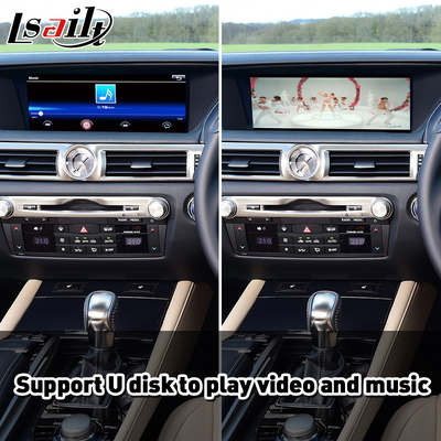 Wireless Android Auto Carplay Interface untuk Lexus GS300h GS200t GS350 GS450h GSF GS L10 2016-2020
