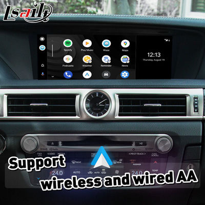 Lsailt Android Auto Carplay Interface untuk Lexus GS350 GS200t GS300h GS450h AWD F Sport 2016-2020