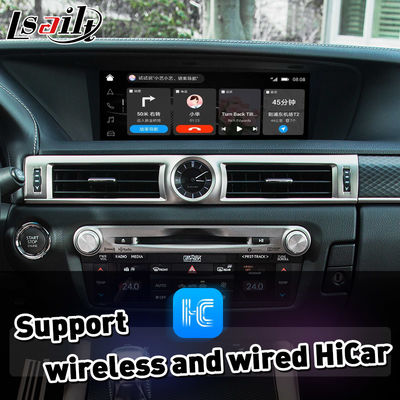 Lsailt Android Auto Carplay Interface untuk Lexus GS350 GS200t GS300h GS450h AWD F Sport 2016-2020