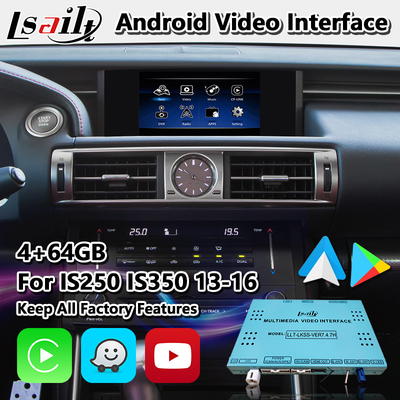 Lsailt Android Video Interface untuk Lexus IS250 IS300h IS350 IS200t IS300 IS Kontrol mouse 2013-2016
