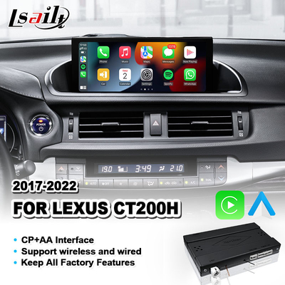 Wireless Carplay & Android Auto Interface untuk Lexus CT 200h FSport CT 2017-2022