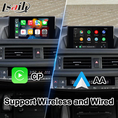 Lsailt Android Video Interface untuk Lexus CT200h CT F Sport Mouse Control 2014-2017