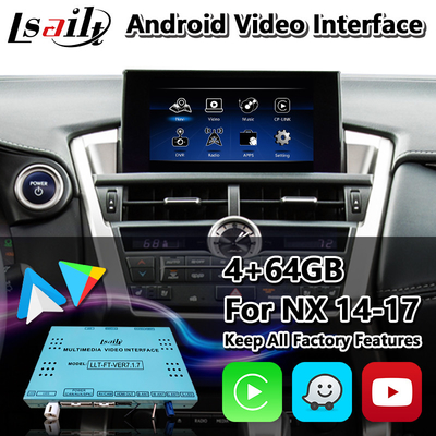 Lsailt Android Multimedia Video Interface untuk Lexus NX300h NX200t NX F-Sport Touchpad Control 2014-2017