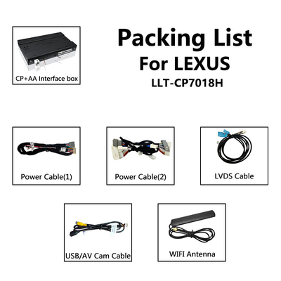 Wireless CP AA Android Auto Carplay Interface untuk Lexus LX 450d 570 570s VDJ200 J200 2016-2021