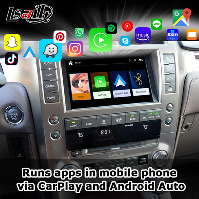 Lexus CarPlay Interface untuk GX460 GX400 2014- dengan Wireless Android Auto oleh Lsailt