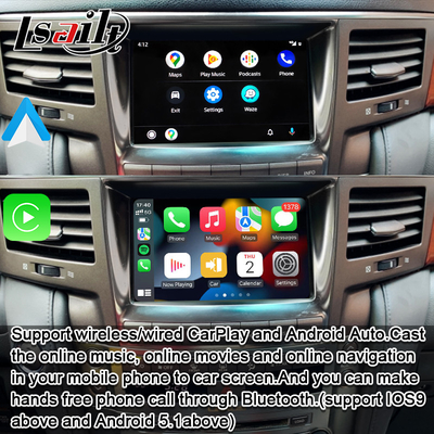 Wireless CarPlay Interface untuk Lexus LX570 2013-2015 LX460d GX460 GX400 Navigasi Android Auto Box oleh Lsailt