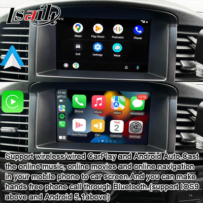 Wireless CarPlay Interface untuk Nissan Pathfinder R51 Navara D40 2013-2016 Android Auto, CarLife, Mirror Link