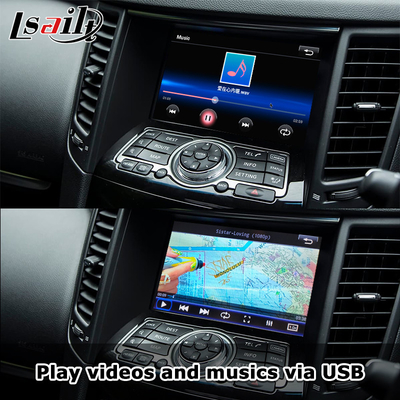 Lsailt CarPlay Interface untuk Infiniti QX70 FX50 FX35 FX37 2011-2018 Android Auto Decoder, Pin to Pin Instalasi