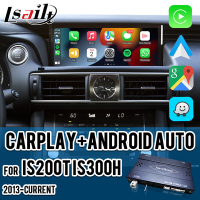 Pin to Pin Apple CarPlay Interface untuk Lexus IS IS250 IS350 IS300 IS200t 2013-2021 Android Auto Decoder, Mirror Link
