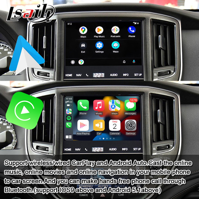 Lsailt CarPlay Android Multimedia Video Interface untuk Toyota Crown, Tidak ada kerusakan Instalasi, dengan YouTube, NetFlix