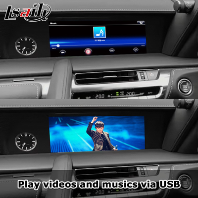 Wireless CarPlay Interface Integrated OEM Screen untuk Lexus LX570 LX460d 2016-2021 Android Auto Video Interface
