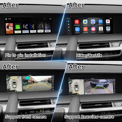 Wireless CarPlay Interface Integrated OEM Screen untuk Lexus LX570 LX460d 2016-2021 Android Auto Video Interface