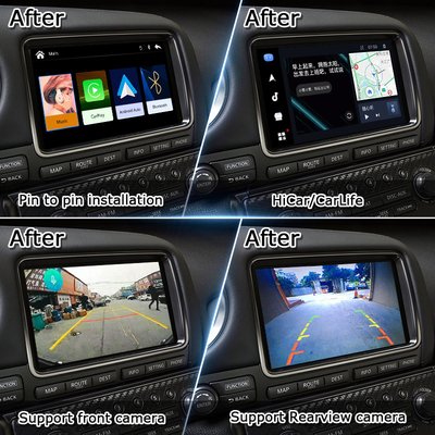Wireless CarPlay Interface untuk GT-R GTR R35 2011-2017 Termasuk Android Auto, Navigasi GPS, Kamera Belakang