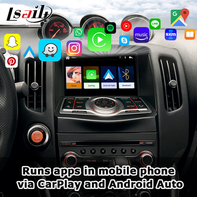 Lsailt Carplay Interface Box untuk Nissan 370Z 2010-2020 Android Auto Support Perintah Suara, Kontrol Kemudi
