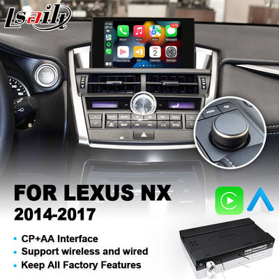 Lsailt / Navihome Android Auto Carplay Interface untuk Lexus NX300h NX200t Kontrol Kenop 2014-2017 NX ES RX