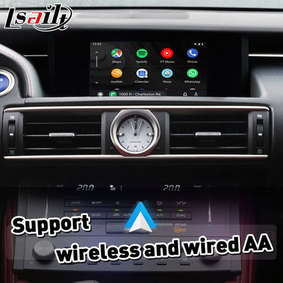 Lsailt Wireless Carplay Interface untuk Lexus RCF RC300 RC200t RC300h RC350 RC Knob Control 2014-2018 IS RX NX