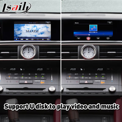 Lsailt Wireless Carplay Interface untuk Lexus RCF RC300 RC200t RC300h RC350 RC Knob Control 2014-2018 IS RX NX