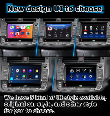 Toyota Crown GRS204 URS206 UZS207 S200 Android nirkabel Carplay Android Auto 8+128GB didukung oleh Qualcomm