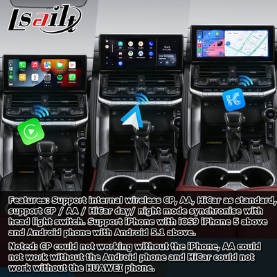 Toyota Land Cruiser LC300 upgrade gaya pabrik antarmuka video Android carplay android auto