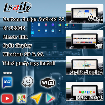 Toyota Land Cruiser LC300 upgrade gaya pabrik antarmuka video Android carplay android auto