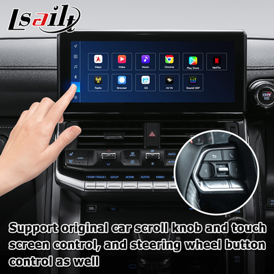Toyota Land Cruiser LC300 upgrade gaya pabrik antarmuka video Android carplay android auto