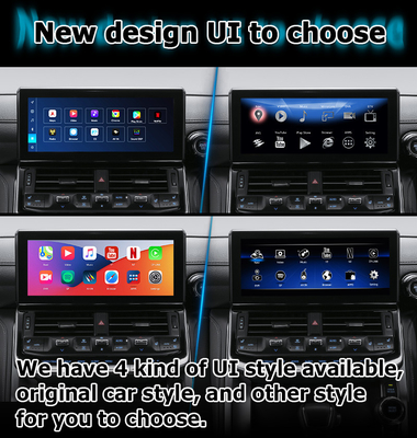 Toyota Land Cruiser LC300 upgrade gaya pabrik antarmuka video Android carplay android auto