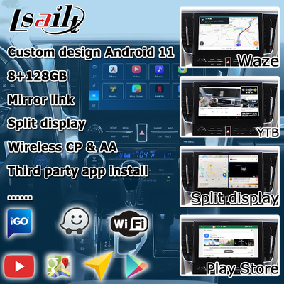 Toyota Alphard Vellfire AH30 seri Android Carplay kotak antarmuka Qualcomm 6125 8+128GB