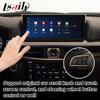 Lexus LX570 LX450d antarmuka video Android dukungan carplay android auto Qualcomm 8+128GB Android 11