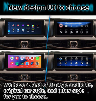 Lexus LX570 LX450d antarmuka video Android dukungan carplay android auto Qualcomm 8+128GB Android 11