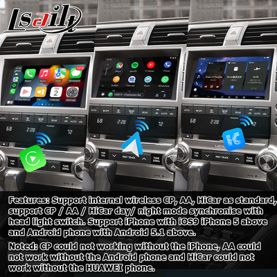 Lexus GX460 Android multimedia Carplay antarmuka video otomatis android
