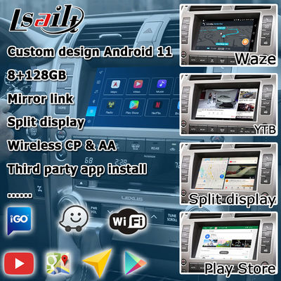 Antarmuka video multimedia Lexus GX460 Android 13 Carplay android auto