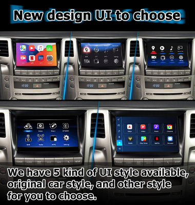Lexus LX570 2013-2015 berbasis antarmuka video android pada Qualcomm 8+128GB Android 11