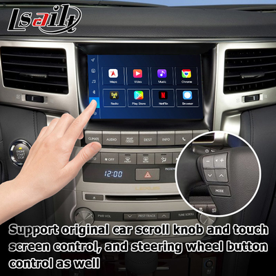 Lexus LX570 2013-2015 berbasis antarmuka video android pada Qualcomm 8+128GB Android 11