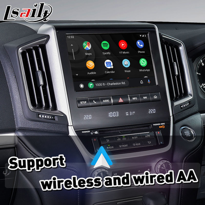 Lsailt Android Multimedia Video Interface untuk 2016-2021 Toyota Land Cruiser LC 200 GXL VX VXR VX-R Sahara LC200