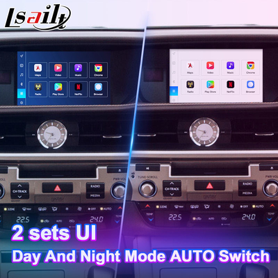 8+128GB Lsailt Android Navigasi Video Interface Untuk Lexus ES 350 300h 250 200 XV60 Pengendalian Mouse 2012-2018