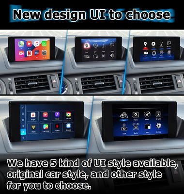 Lexus CT200h Android 13 antarmuka video carplay android otomatis basis pada Qualcomm 8+128GB