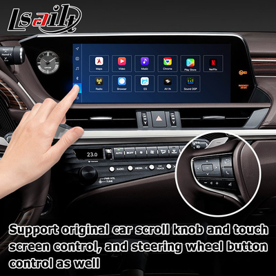 Lexus ES300h ES350 ES250 ES200 Android 13 antarmuka video carplay android auto