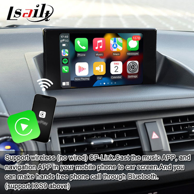 Lsailt Wireless CarPlay Android Video Interface untuk Lexus CT CT200H 2014-2017 Dukungan Unduh APP, NetFlix, YouTube