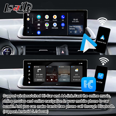 Lsailt Lexus Video Interface untuk CT200h 2017-2021 GX LX ES LS...Termasuk CarPlay, Android Auto, Spotify