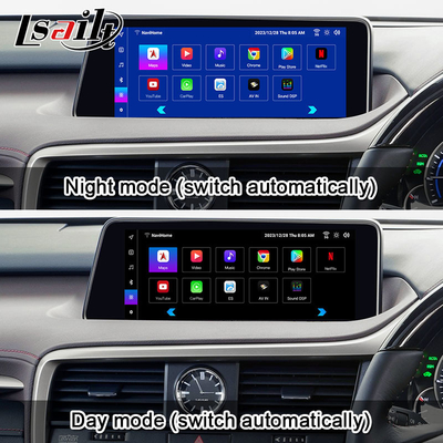 Lsailt CarPlay Android Multimedia Video Interface untuk Lexus RX RX450H RX300H RX350 Termasuk Android Auto, YouTube
