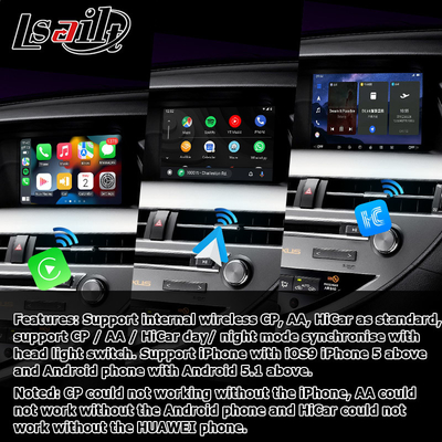 10.25 inci Lexus Android Screen dengan Carplay Android Auto Lsailt Untuk RX350 RX450h