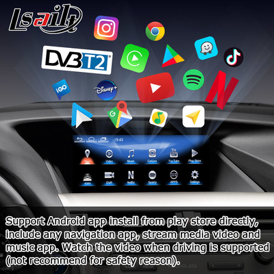 10.25 inci Lexus Android Screen dengan Carplay Android Auto Lsailt Untuk RX350 RX450h