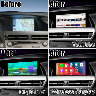 10.25 inci Lexus Android Screen dengan Carplay Android Auto Lsailt Untuk RX350 RX450h