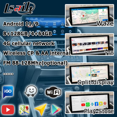 Lexus NX200t 10.25 Upgrade layar sentuh Hexa Processor Android Auto Wireless Carplay