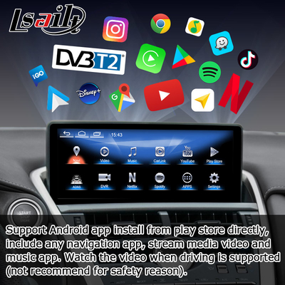 Lexus NX200t 10.25 Upgrade layar sentuh Hexa Processor Android Auto Wireless Carplay